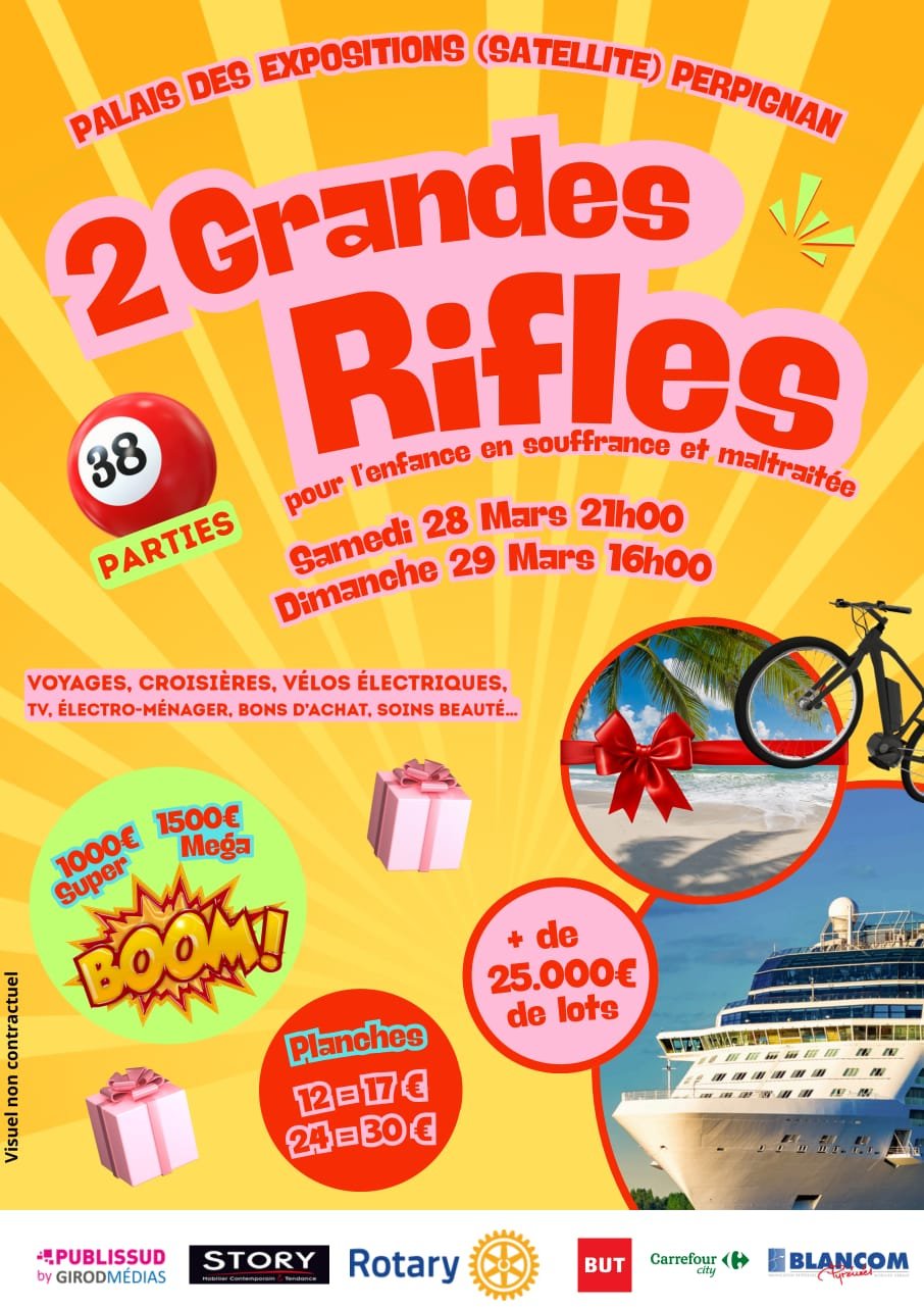 Flyer officiel des grandes rifles Rotary
